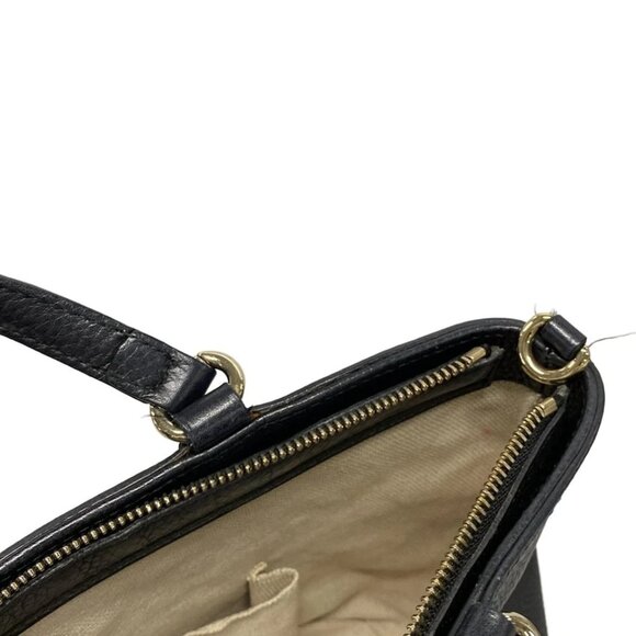 GUCCI Soho Black Leather - Handbag 682-062825 - Picture 9 of 14